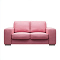 Różowa sofa 2-osobowa z tapicerką poliestrową, 160 × 85 × 85 cm